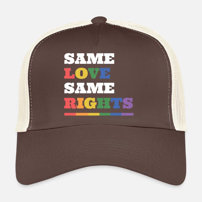 LGBTQ Pride Month - Same Love, Same Rights Trucker Cap