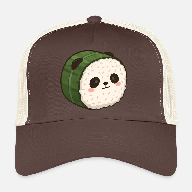 Panda Sushi - Conception culinaire d’anime mignon Casquette trucker 