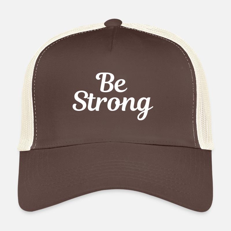 Sei STARK 4 - Trucker Cap - Braun/Beige