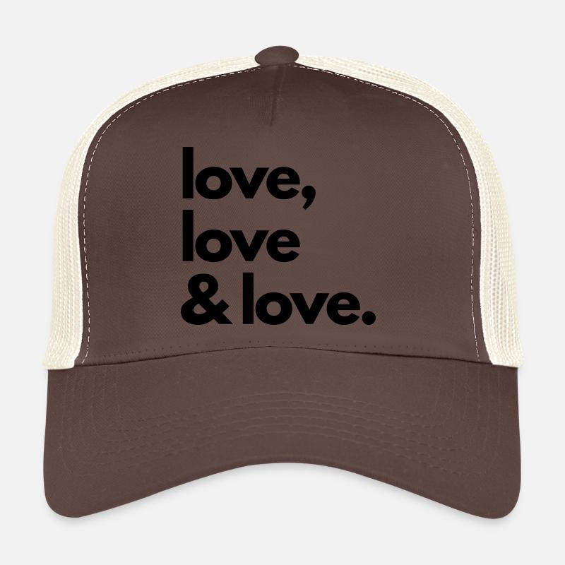 Love Tote Bag Studenten-Kit - Trucker Cap - Braun/Beige