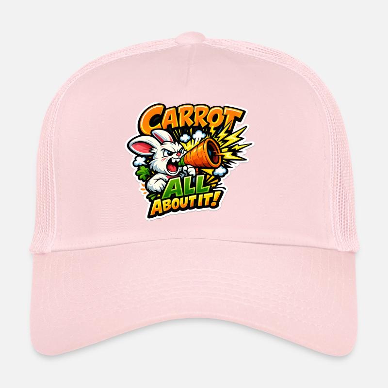 Lapin Mégaphone Carotte – Style Comic Casquette trucker 
