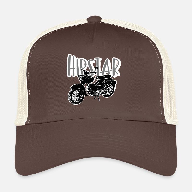 Hipstar Moped - Trucker Cap - Braun/Beige