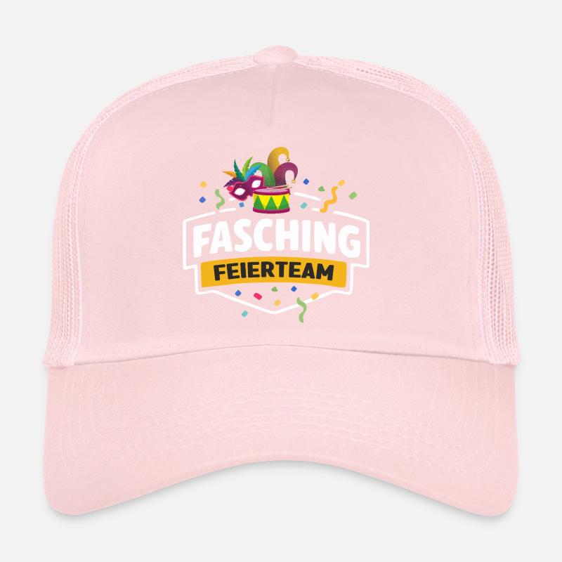 Fasching Feierteam Masken & Trommel Trucker Cap