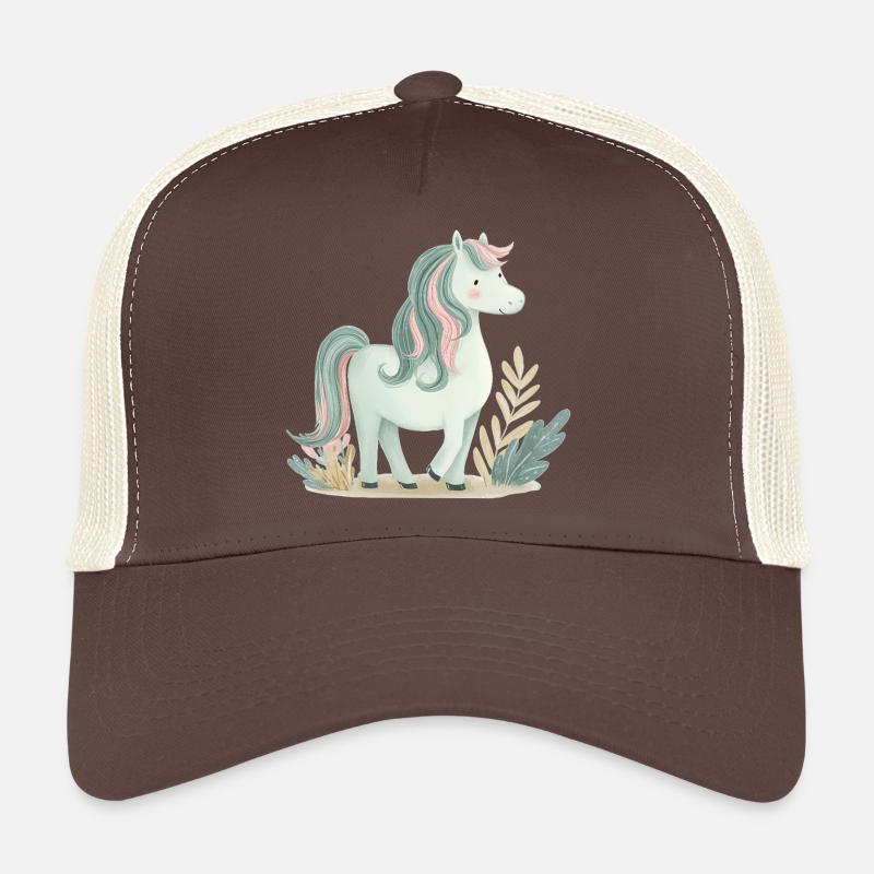 Cheval Poney Mignon Casquette trucker 