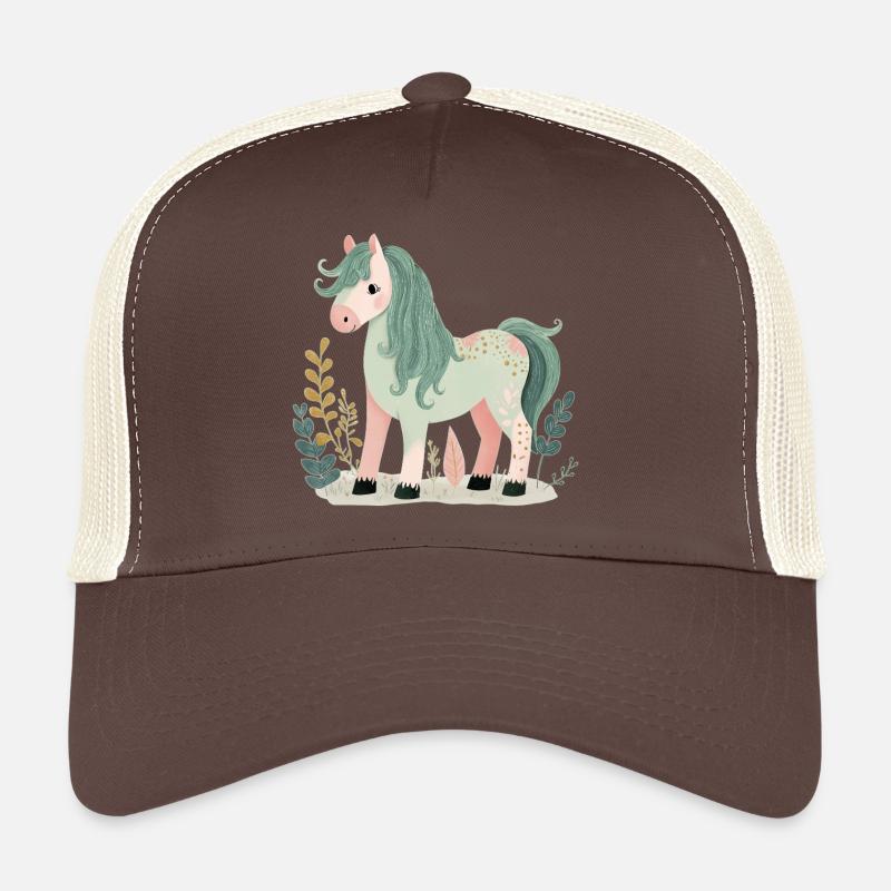 Cheval Poney Mignon Casquette trucker 