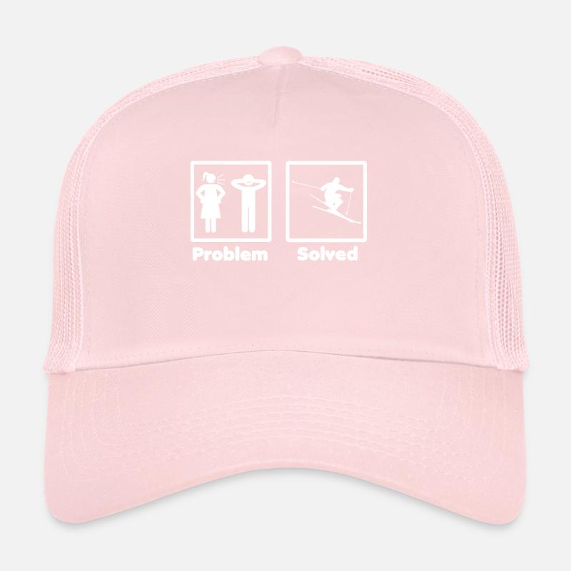 problème résolu ski de ski Casquette trucker 