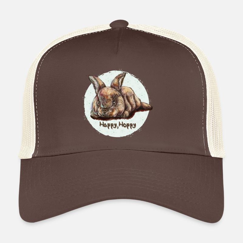 Happy Hoppy - Trucker Cap - Braun/Beige