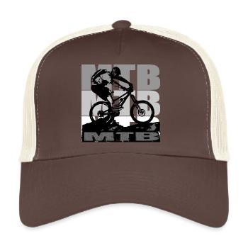 MTB Bike - Trucker Cap - Braun/Beige - Vorne