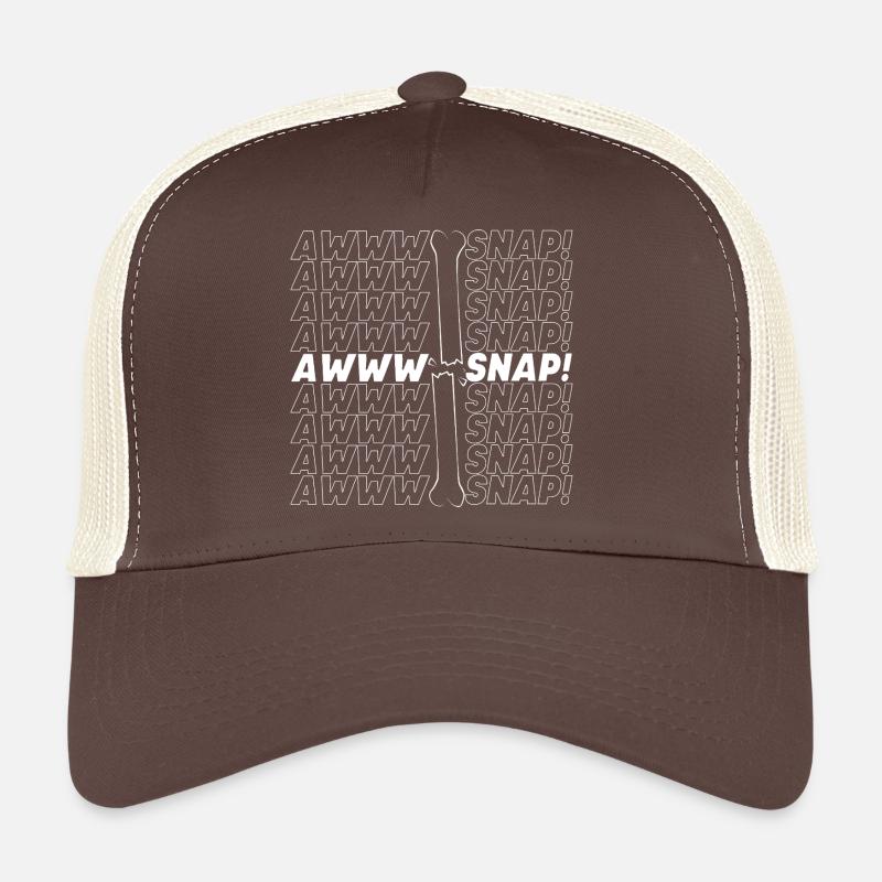 Arm Fracture Halloween Skeleton Bone Bone Fracture Trucker Cap