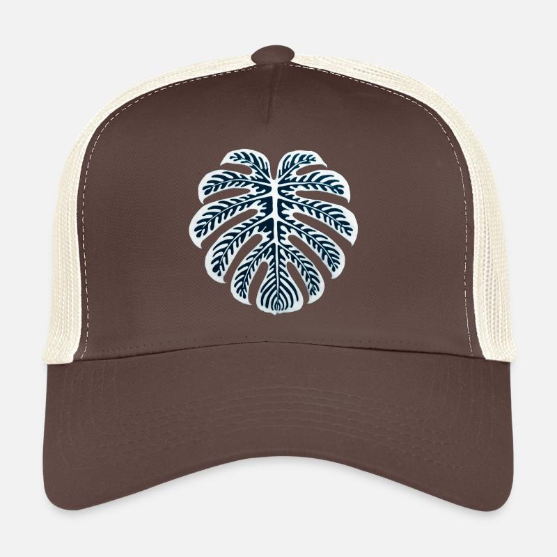 Monstera Leaf – Tropical Deco Art Design Trucker Cap