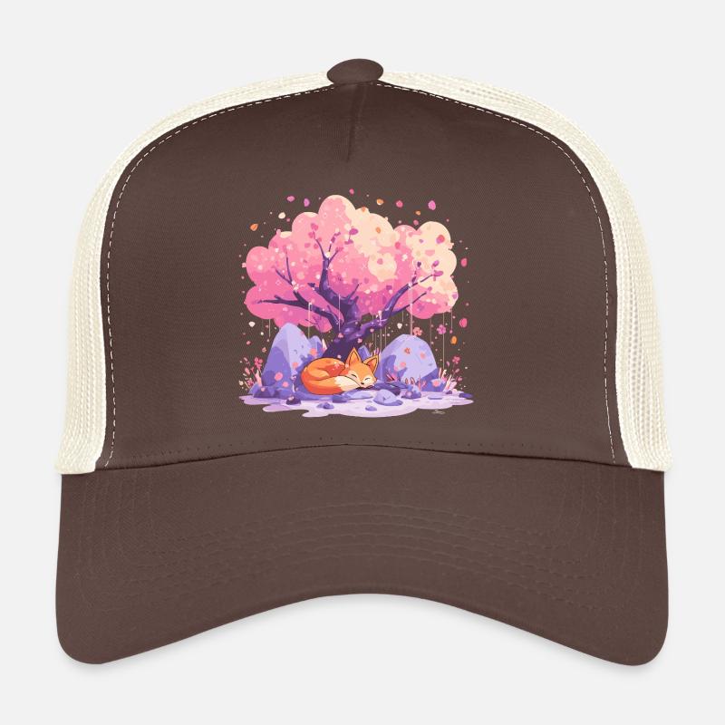 Schlaffuchs unter Kirschbaum Trucker Cap