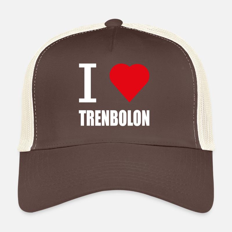 J'AIME trenbolone BLANC Casquette trucker 