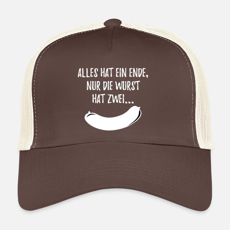Alles Wurst weis Trucker Cap