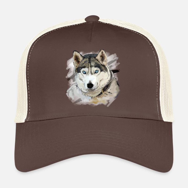 Husky - Casquette trucker  - marron/beige