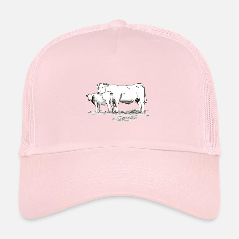 Cow with calf Trucker Cap