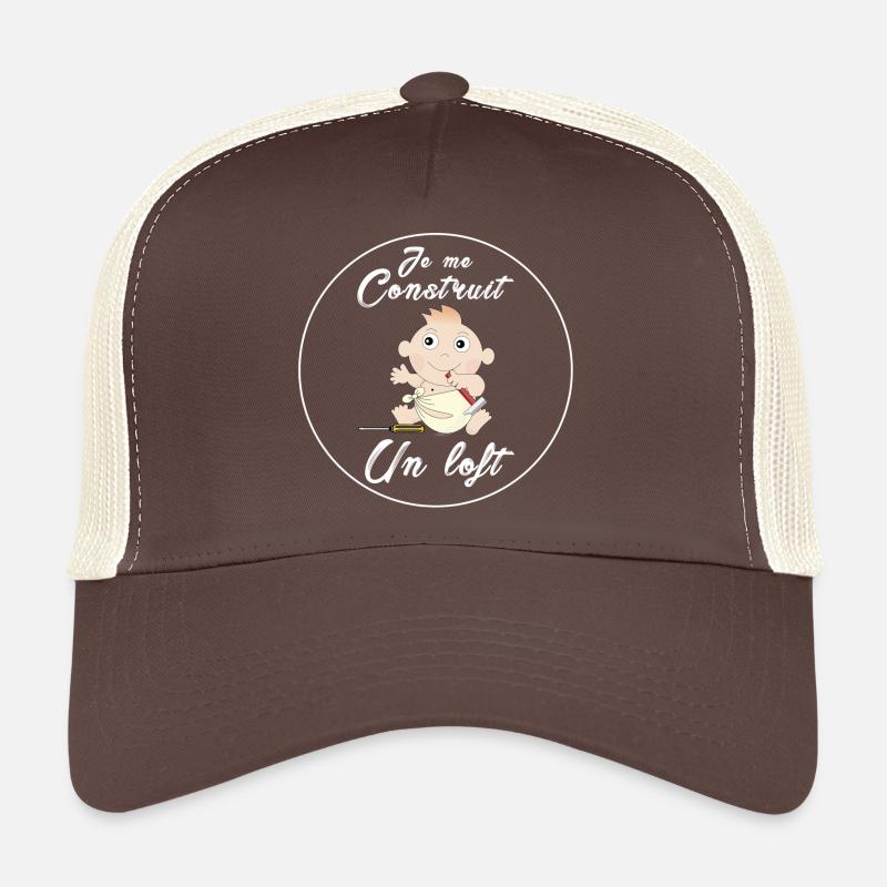 je me construit un loft bébé grossesse Casquette trucker 