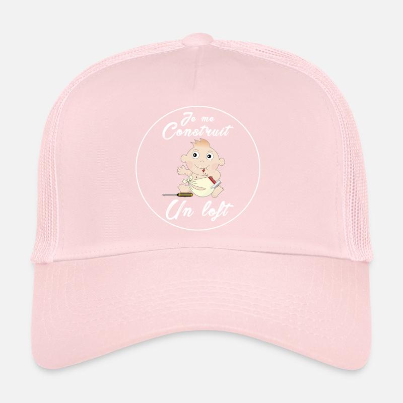 je me construit un loft bébé grossesse Casquette trucker 