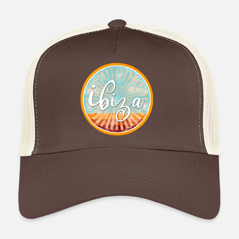 Ibiza Sonne - Trucker Cap - Braun/Beige