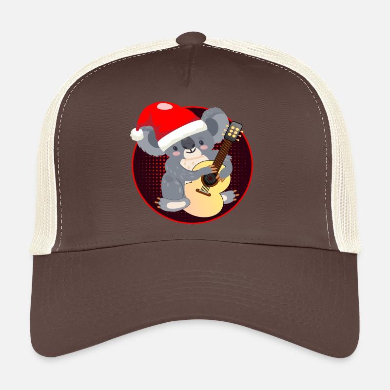 Guitare de Noël Koala Bear Casquette trucker 