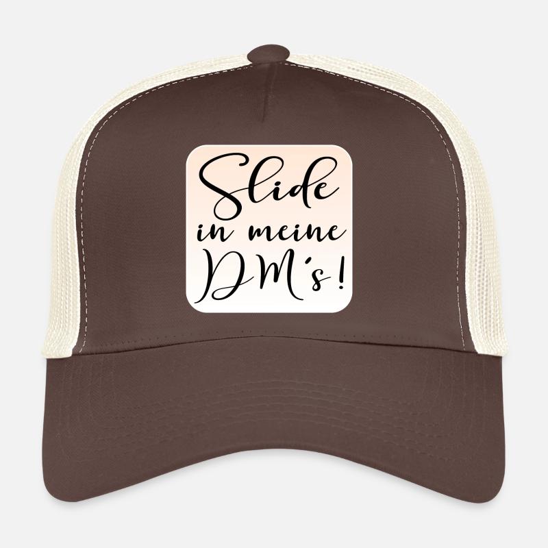 FLIRTEN - Trucker Cap - Braun/Beige