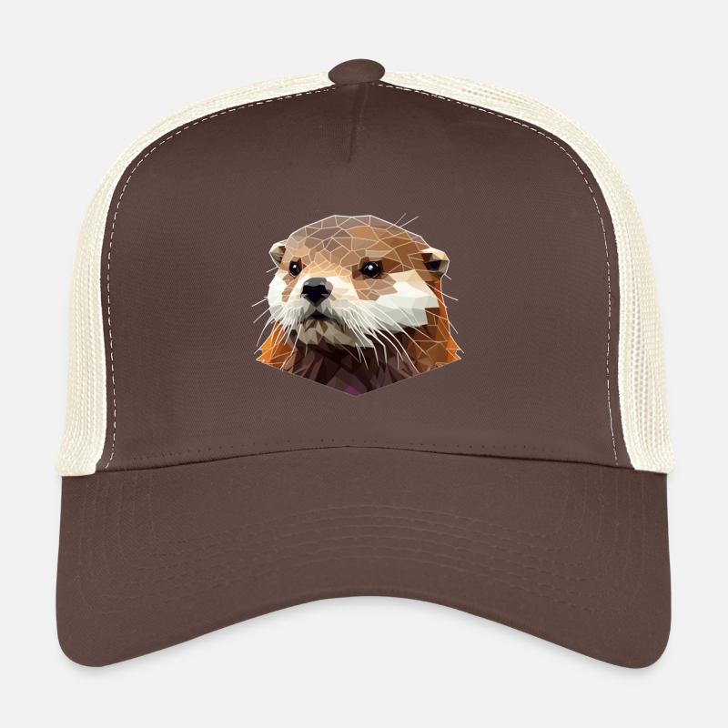 Loutre polygonale Casquette trucker 