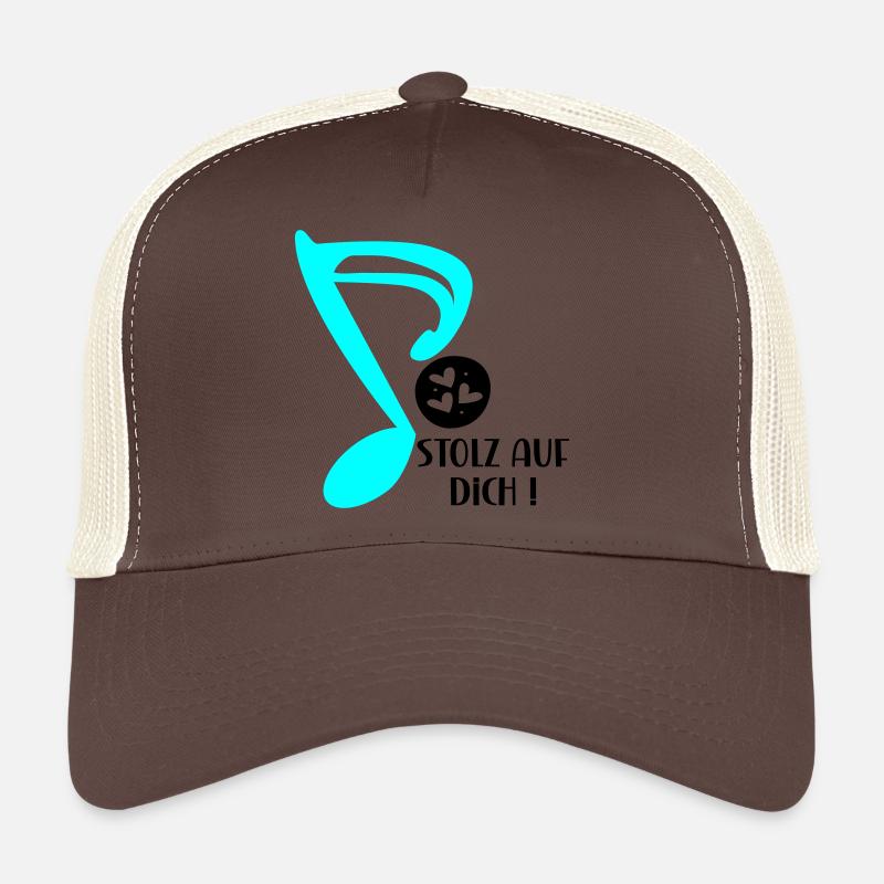 STOLZ AUF MUSIKERIN - MUSIKNOTE MUSIKINSTRUMENTE Trucker Cap