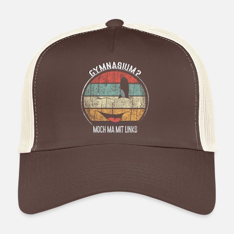 École secondaire rétro jeu de mots drôle Inscription à l’école Casquette trucker 