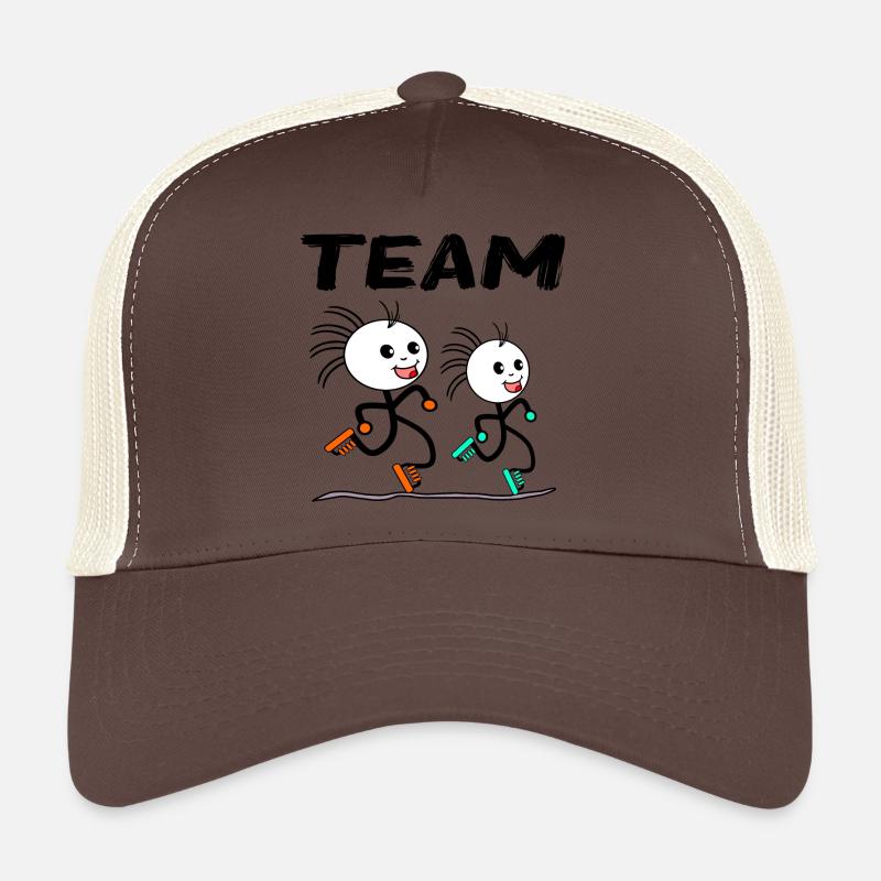 ÉQUIPE DE COURSE À PIED TRICOTER HOMME DE COURSE GROUPE DE COURSE Casquette trucker 