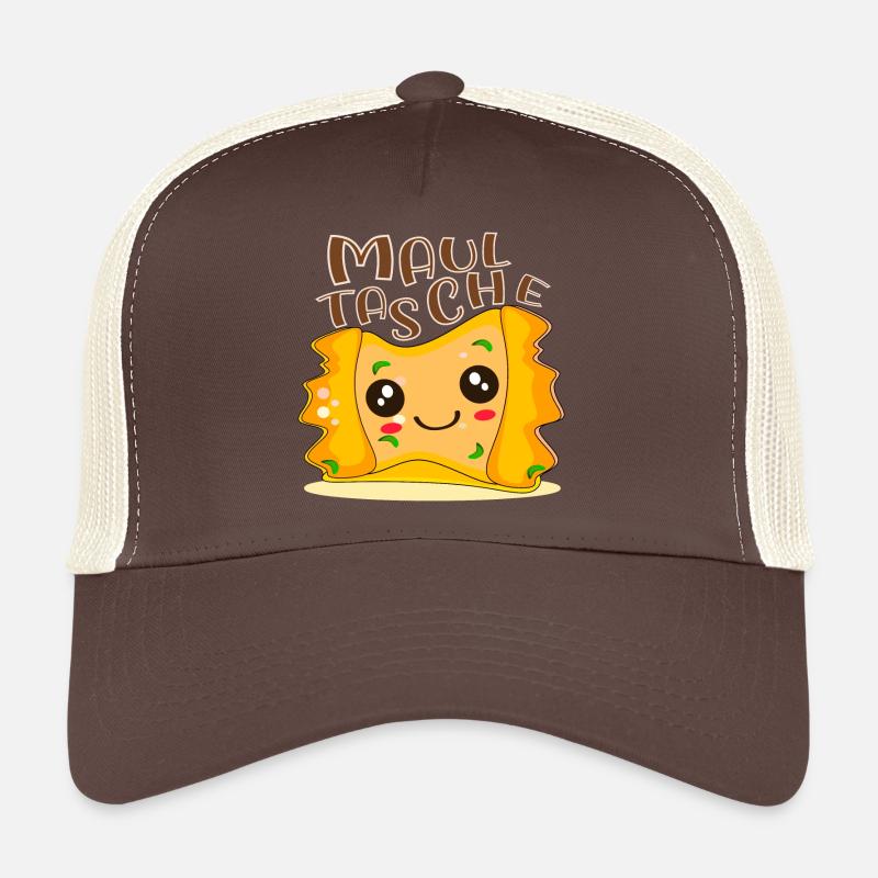 MAULTASCHEN SCHWÄBISCHES ESSEN - Trucker Cap - Braun/Beige
