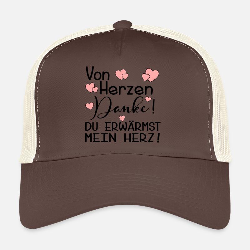 DU ERWÄRMST MEIN HERZ - DANKE Trucker Cap