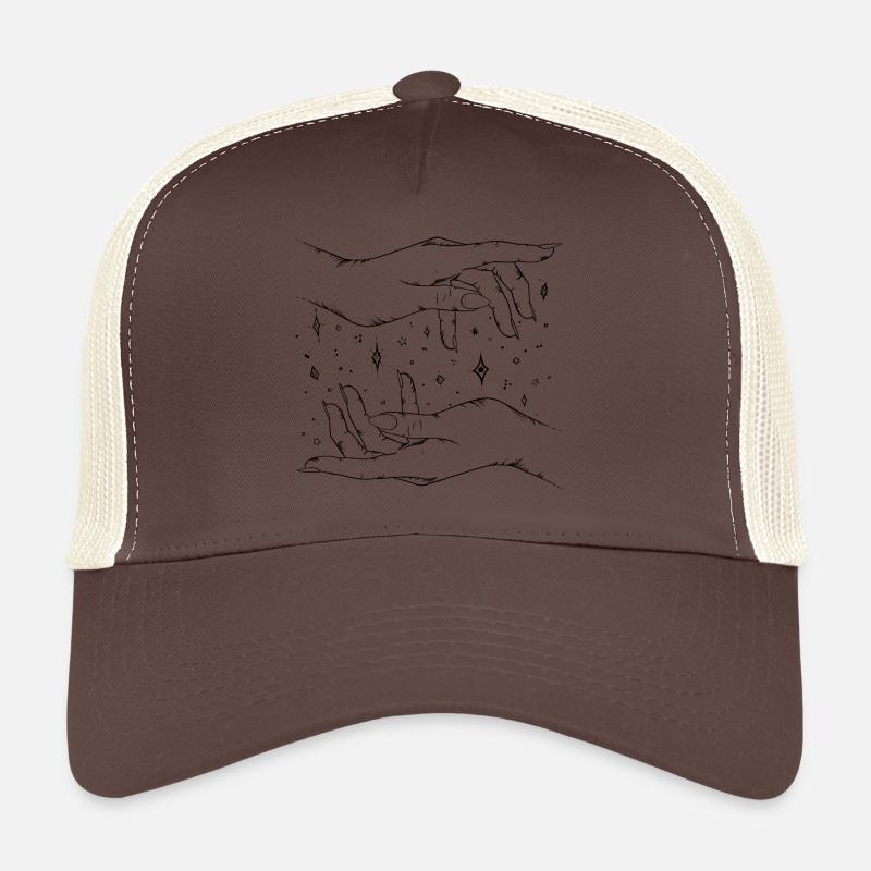 Starlight witchcraft - Trucker Cap - Braun/Beige