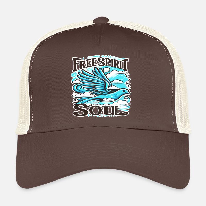 Incroyable oiseau du ciel avec l’ libre et l’âme Casquette trucker 