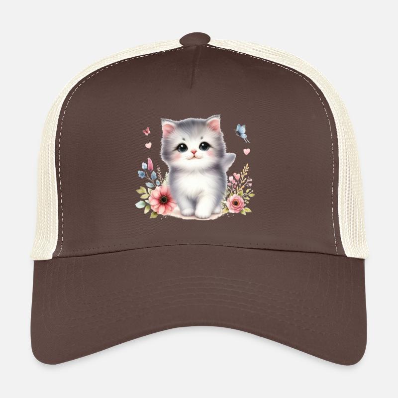 Chat mignon Casquette trucker 