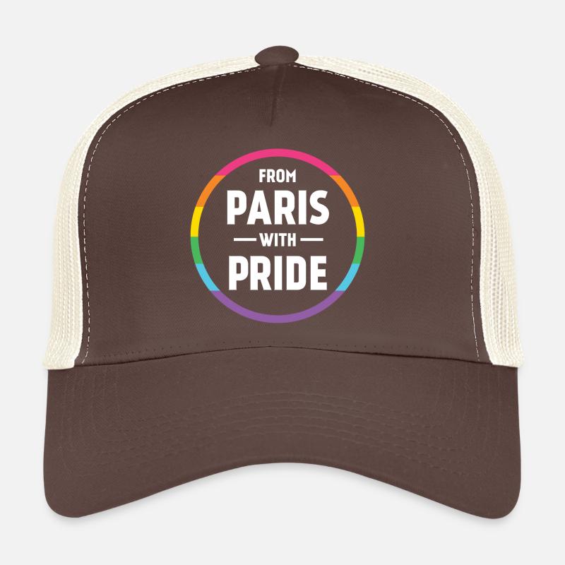 LGBTQ Pride Month - Mit Pride aus Paris Trucker Cap