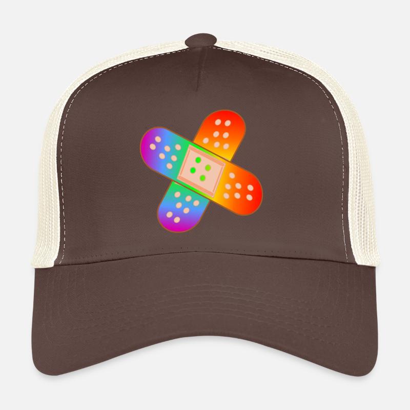 ÉCUSSON ARC-EN-CIEL Casquette trucker 