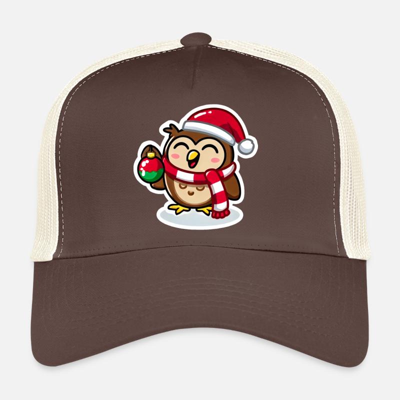 Wise Owl Christmas Cheer Trucker Cap