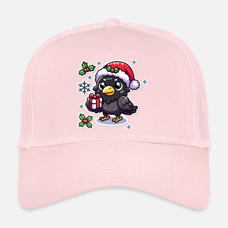 Méfait festif du corbeau Casquette trucker 