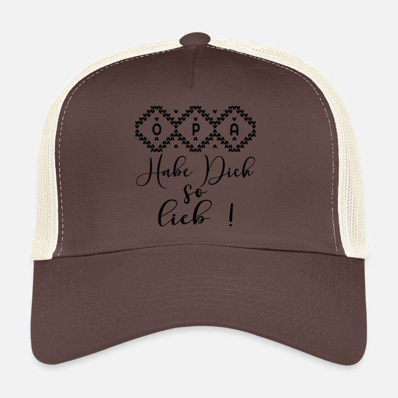 OPA HABE DICH SO LIEB - HERZ Trucker Cap