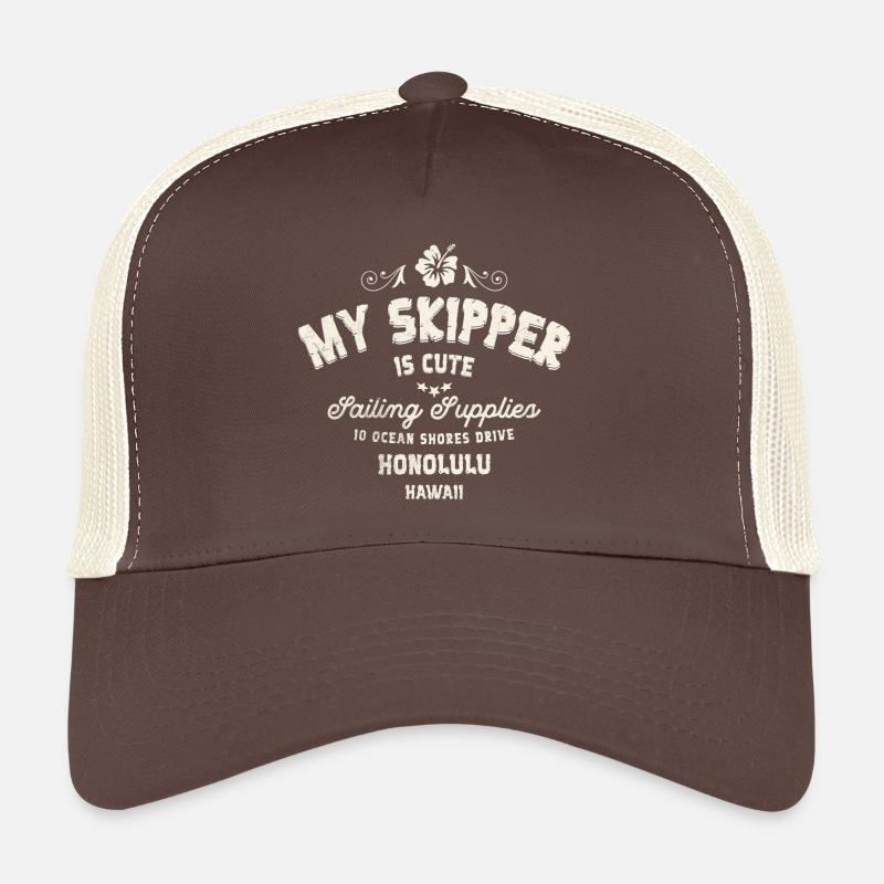 Design plage hawaïenne pour t-shirts Casquette trucker 