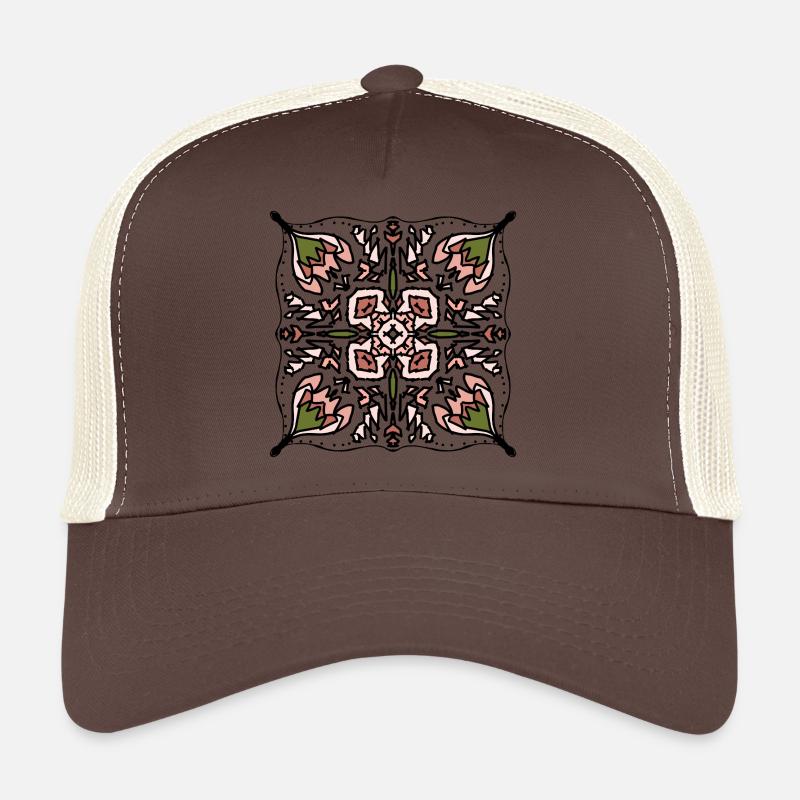 Mandala folklorique Casquette trucker 