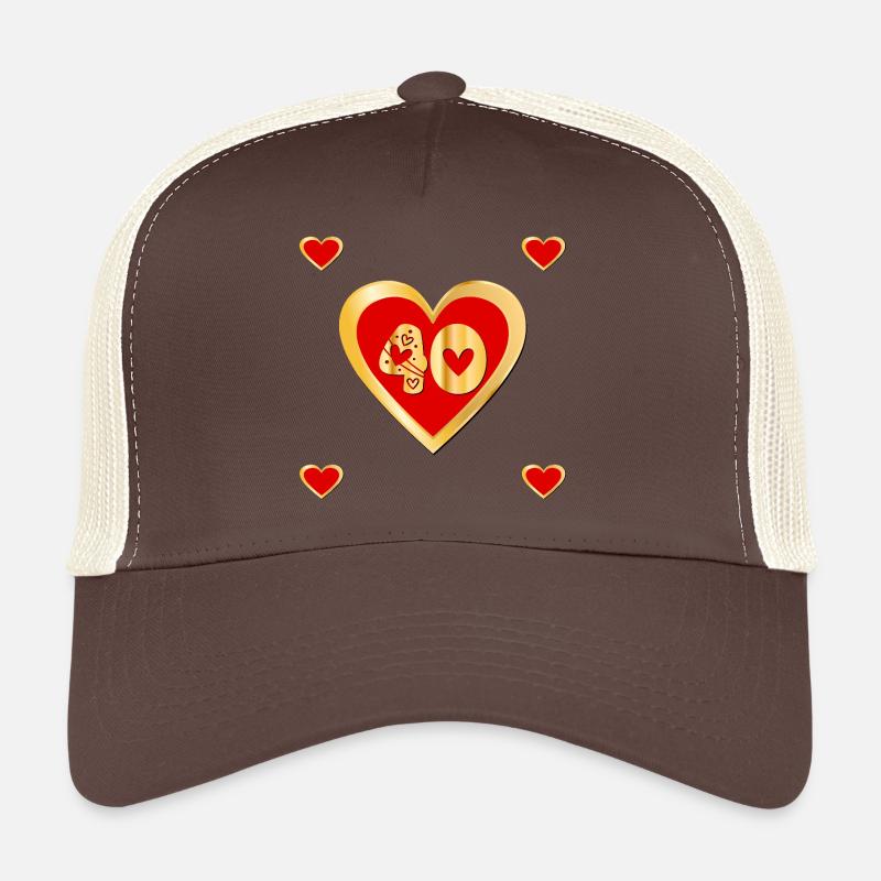 Coeur du 40e anniversaire Casquette trucker 
