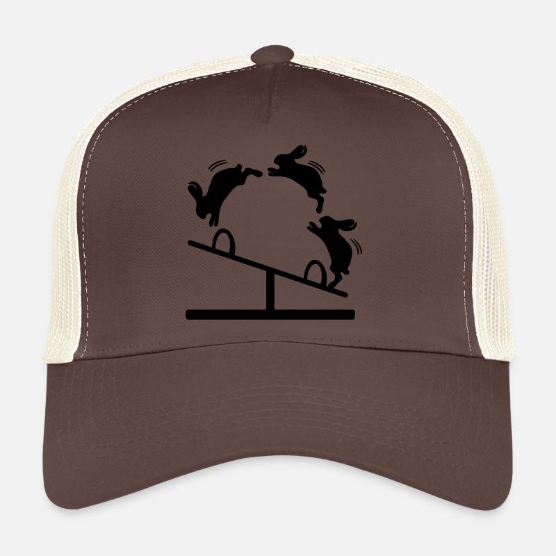 OSTERHASEN SPRINGEN HASEN SCHAUKEL Trucker Cap
