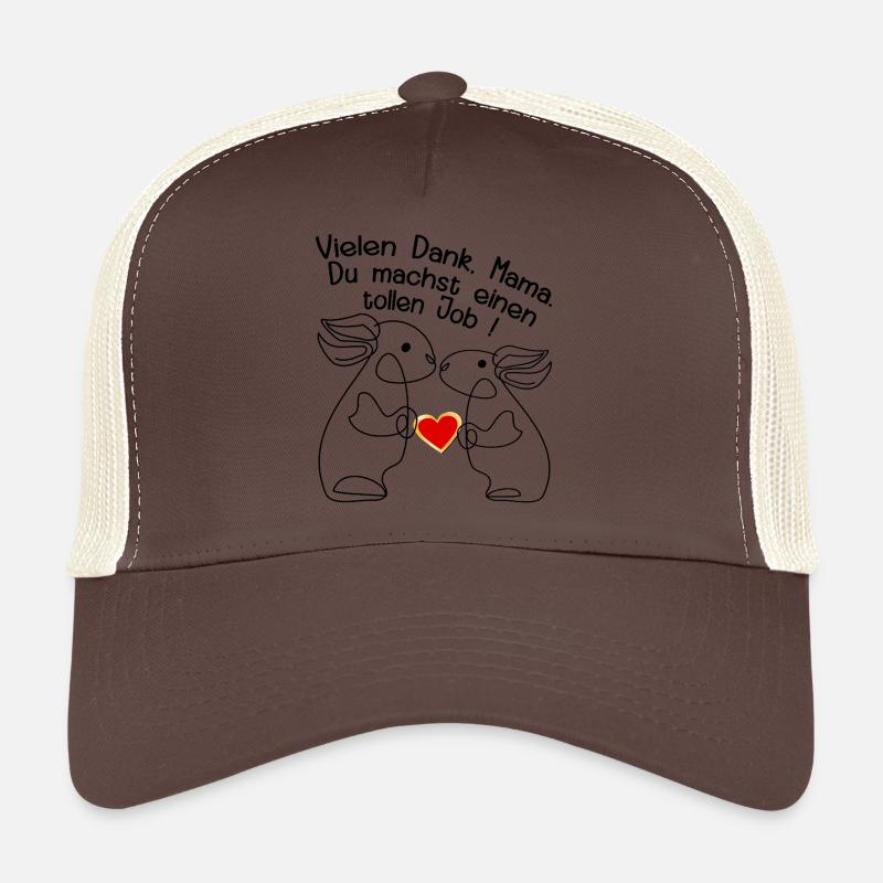 HERZ MUTTERTAG DANKE MAMA JOB Trucker Cap