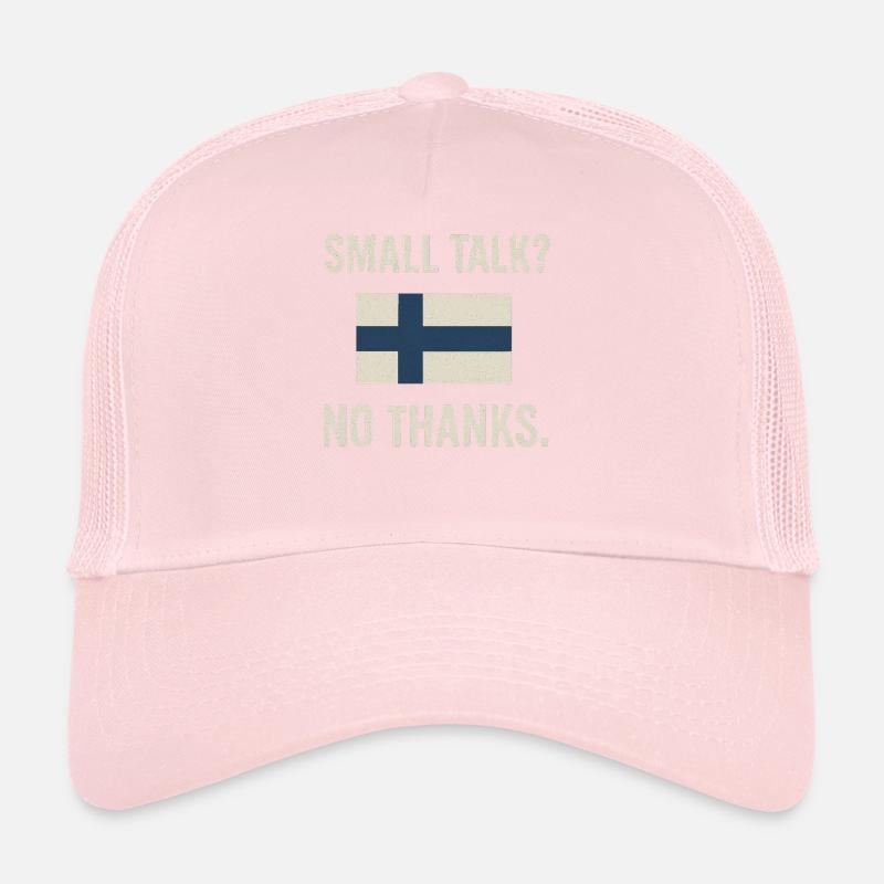 Drapeau de la Finlande. Papotage Casquette trucker 