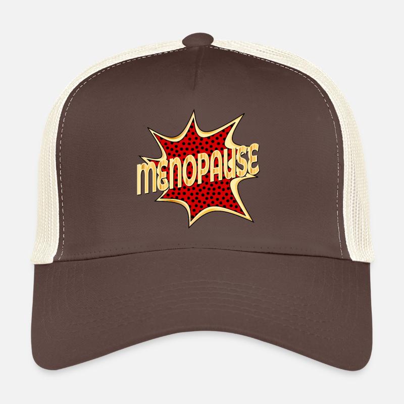 PÉRIMÉNOPAUSE FEMMES MÉNOPAUSE Casquette trucker 