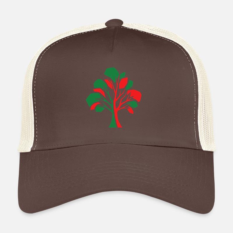 Abstract Tree – Autumn Connection Trucker Cap