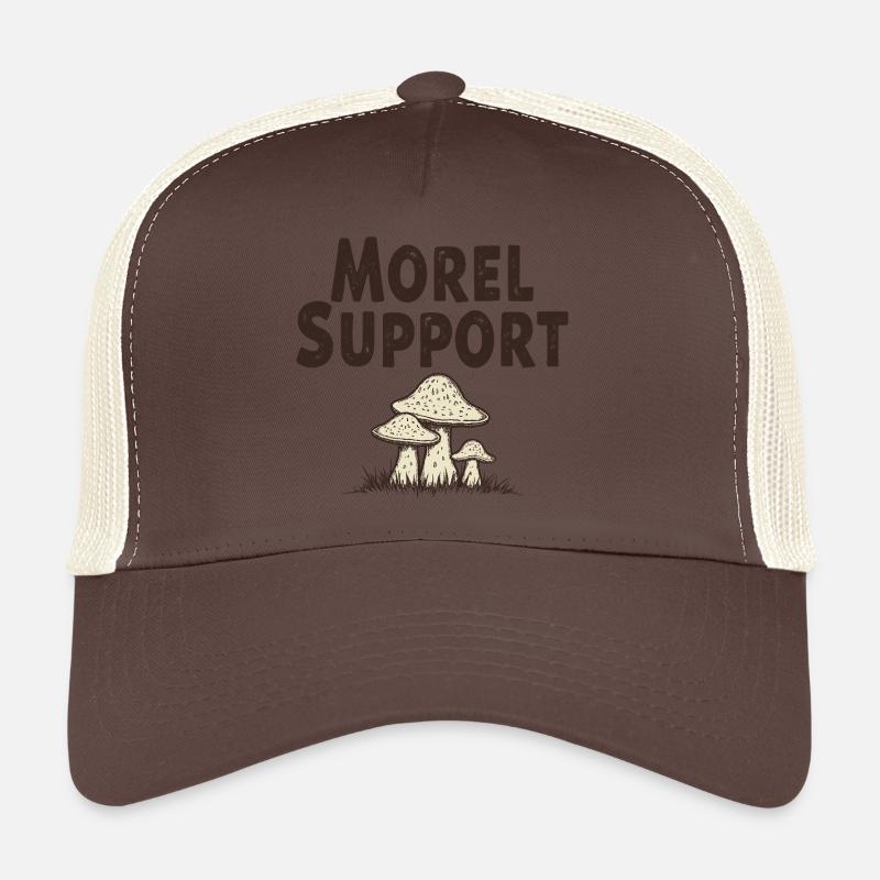 Morel Support - Morchel Pilz Spruch Trucker Cap