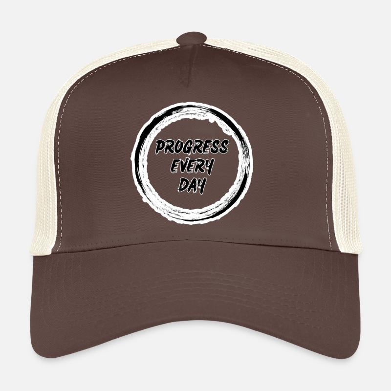 Fortschritt jeden Tag Zen Circle Trucker Cap