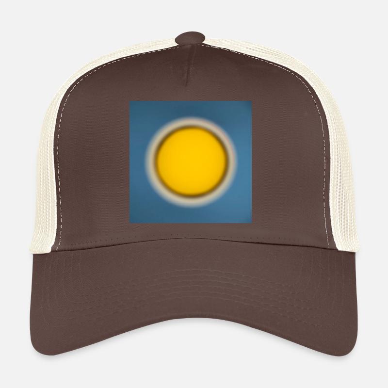 Sun_001 - Casquette trucker  - marron/beige