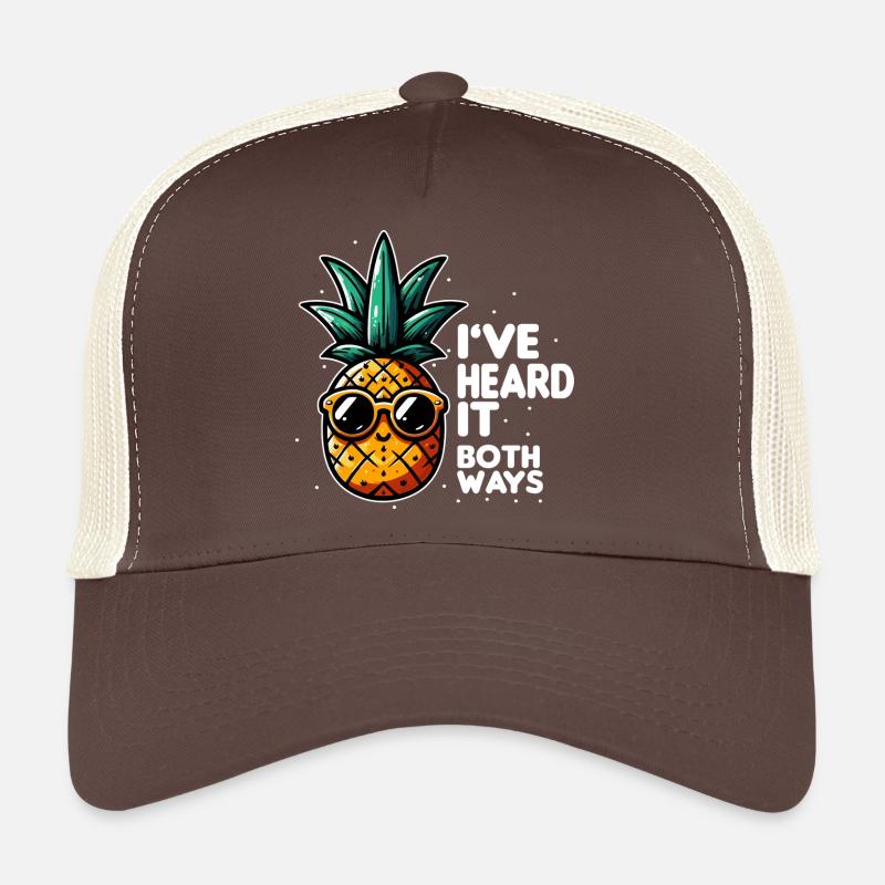 Ananas Slogan Double Sens Casquette trucker 